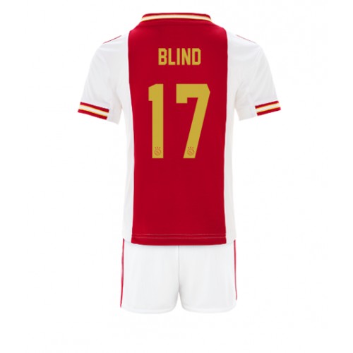 Dres Ajax Daley Blind #17 Domaci za djecu 2022-23 Kratak Rukav (+ kratke hlače)